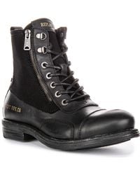 Replay - Pack Biker Schnürschuh Combat Lace Up Boot Sneaker - Lyst