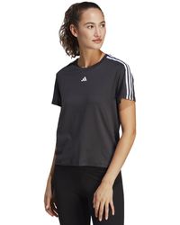 adidas Originals - Aeroready Train Essentials 3-stripes T-shirts - Lyst