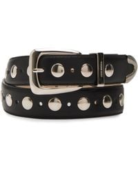 Steve Madden - Kingston Studded Pant Belt - Lyst
