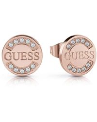 Guess Stud Earrings Ube28030 - Pink