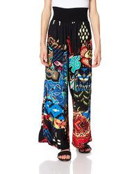 Desigual Wide-leg and palazzo pants for Women | Online Sale up to 69% off |  Lyst