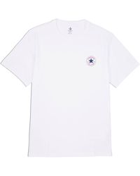 Converse - T-Shirt Go-To Mini Patch Bianca Taglia XXL Codice 10026565-A01 - Lyst