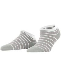 FALKE - Stripe Shimmer W Sn Cotton Low-cut Patterned 1 Pair Trainer Socks - Lyst