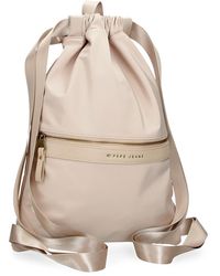 Pepe Jeans - Joumma Bags Morgan Casual Backpacks Travel Bags Beige Black Faux Leather - Lyst