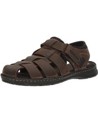 rockport men's rocklake flat sandal