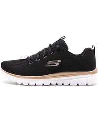 Skechers - Graceful-Get Connected 12615-BKGD - Lyst