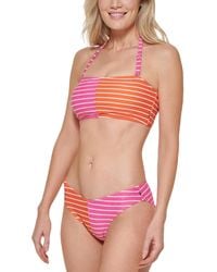 Tommy Hilfiger - Standard Color Block Full Coverage Comfortable Bikini Top - Lyst