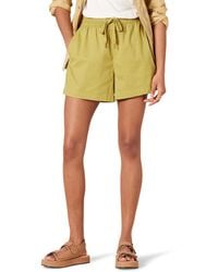 Amazon Essentials - Short aus Stretch-Baumwolle mit mittelhoher Taille und lockerer Passform zum Hineinschlüpfen - Lyst