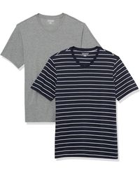 Amazon Essentials - Camiseta de Cuello en Pico de ga Corta y Ajuste Entallado Hombre - Lyst
