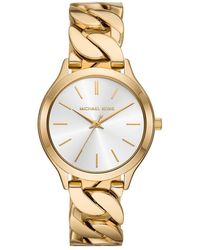 Michael Kors - Armbanduhr Runway Goldfarben MK7472 - Lyst