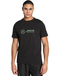 PUMA - T-Shirt Mercedes-AMG Petronas Motorsport con Logo da Uomo XL Black - Lyst