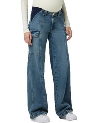 Hudson Jeans - Utility Wide Leg Cargo Maternity Jeans - Lyst