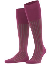FALKE - Shadow M Kh Cotton Long Patterned 1 Pair Knee-high Socks - Lyst
