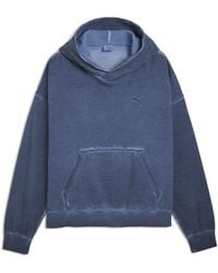 PUMA - Washed Out Graphic Boxy Hoodie - Lyst