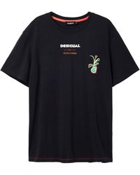 Desigual - TS_Victor 2000 Black T-Shirt - Lyst