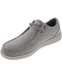 Skechers - USA Relaxed Fit MelsonRemie s Slip On 9 DM US Light Grey - Lyst
