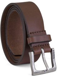 Timberland - Classic Leather Jean Belt 1.4 Inches Wide (big & Tall Sizes Available) - Lyst