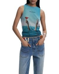 Desigual - REPRIS_TS_Summer Blouse - Lyst