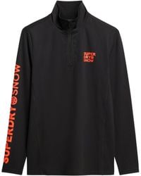 Superdry - Ski Base Layer Half Zip Longsleeve Men - L - Lyst