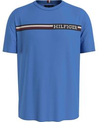 Tommy Hilfiger - Toy Hifiger Onotype Short Seeve T-shirt An - Lyst