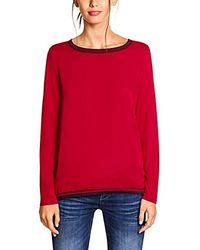 Street One Langarmshirt - Rot