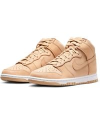 Nike - Womens Dunk High Wmns Dd1869 102 Football Grey - Size, Vachetta Tan/vachetta Tan, 4.5 Uk - Lyst