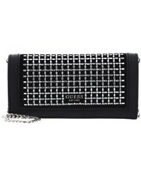 Guess - Gilded Glamour Mini Xbody Clutch Bag Black - Lyst