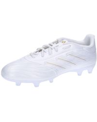 adidas - S Copa Pure 2 League Firm Ground Football Boots White/white/gold 11 - Lyst