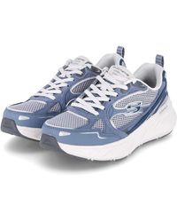 Skechers - Scarpe basse con lacci in pelle e sintetico da - Lyst