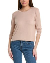 Velvet By Graham & Spencer - Womens Pacifica Jenny Graham Crew Neck Long Sleeve Tee T Shirt - Lyst
