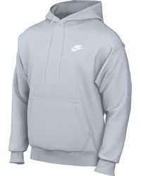 Nike - Hooded Long Sleeve Top M Nsw Club Hoodie Po Bb - Lyst