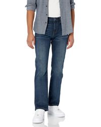 Amazon Essentials Denim Slim-fit Stretch Bootcut Jean,medium Vintage,34w Heren Kleding voor voor Jeans voor Bootcut jeans 32l in het Blauw voor heren 