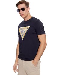 Guess - SS CN Triangle Print Tee - Lyst