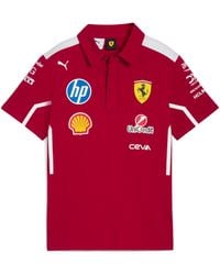 PUMA - Scuderia Ferrari F1 2025 Team Polo - Red - Size: L - Lyst