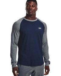 Under Armour - Ua Waffle Crew Long Sleeve Shirt Top 1302355 - Lyst