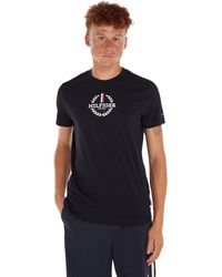 Tommy Hilfiger - Global Stripe Wreath Tee S/s T-shirts - Lyst