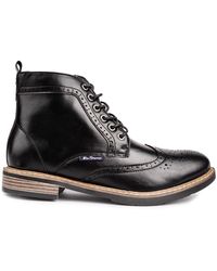Ben Sherman - S Templeton Brogue Shoes Boots Black 11 Uk - Lyst