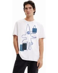 Desigual - Arty Animal T-shirt - Lyst