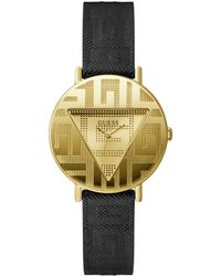 Guess - Orologio Analogico al Quarzo Donna con Cinturino in Pelle GW0478L2 - Lyst