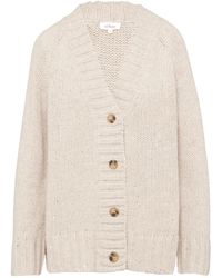 S.oliver - Oversized Cardigan mit Glitzergarn und Pailletten beige 46 - Lyst