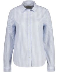GANT - Reg Poplin Stripe Shirt Blouse - Lyst
