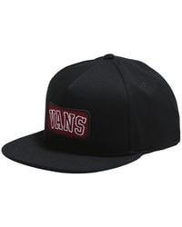 Vans - Patched Snapback Cap Black One Size Black - Lyst