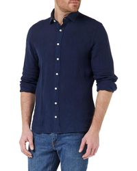 Hackett - Garment Dyed Linen K Shirt - Lyst