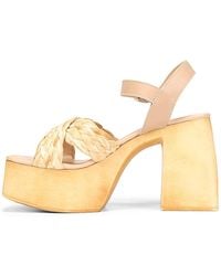 Sam Edelman - Suzannah Platform Sandal Tan Multi 6 Medium - Lyst
