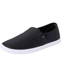 Tommy Hilfiger - Canvas Sneaker Canvas Slip-On Sneaker Slipper - Lyst