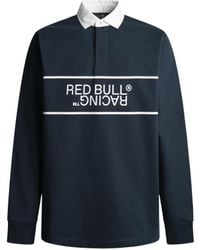 Pepe Jeans - Red Bull Racing X Rbr Logo Reflect Panel Rugby Shirt Polo - Lyst