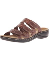 Clarks - Leisa Cacti Slide Sandal - Lyst