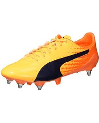 Puma V1 11 K I Fg S2 Adult Boots In Yellow For Men Lyst