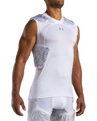 Under Armour - Gameday Armour Pro 5-pad Top Nov Wit Camo Xl - Lyst