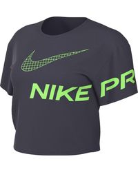 Nike - W Np Df Grx Ss Crop Top - Lyst